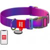 Waudog nylon dog collar with QR code NASA21