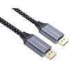 PremiumCord DisplayPort 1.4 8K prípojný kábel, kovové a pozlátené konektory, 1m kport10-01 PremiumCord DisplayPort 1.4 8K prípojný kábel, kovové a pozlátené konektory, 1m kport10-01
