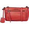 Dámska bočná kožená kabelka Burkely Rock Ruby červená, crossbody Dámska bočná kožená kabelka Burkely Rock Ruby červená, crossbody