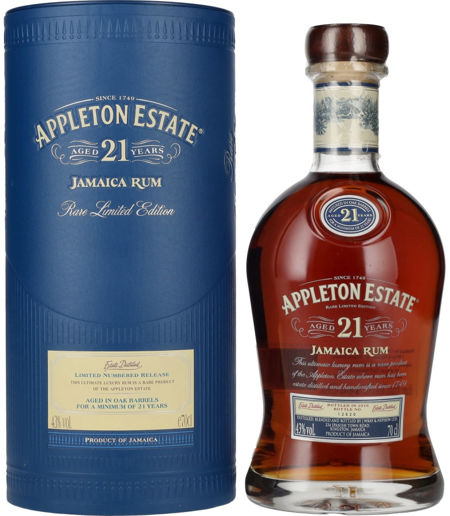 Appleton Estate Rare Rum 21y 43% 0,7 l (tuba)