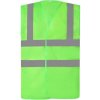 Yoko Reflexná sieťovaná vesta HVW120 Lime L Yoko Reflexná sieťovaná vesta HVW120 Lime L