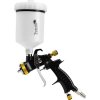 Striekacia pištoľ s technológiou LVLP, horná nádobka 600ml, tryska 1,7 mm, TVARDY Striekacia pištoľ s technológiou LVLP, horná nádobka 600ml, tryska 1,7 mm, TVARDY
