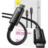 Kábel USB-C na USB-C Baseus Tungsten Gold 240W 3 m (čierny) Kábel USB-C na USB-C Baseus Tungsten Gold 240W 3 m (čierny)