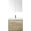 Kúpeľňová zostava Sanox Porto keramika skrinka 70 cm dub svetlý Kúpeľňová zostava Sanox Porto keramika skrinka 70 cm dub svetlý