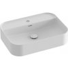 Umývadlo na dosku Ravak Ceramic Slim 55x40 cm bílá matná mat otvor pre batériu uprostred XJX0E155005 Umývadlo na dosku Ravak Ceramic Slim 55x40 cm bílá matná mat otvor pre batériu uprostred XJX0E155005