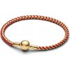 PANDORA Moments s červenou šnúrkou 16 cm 563816C01-16