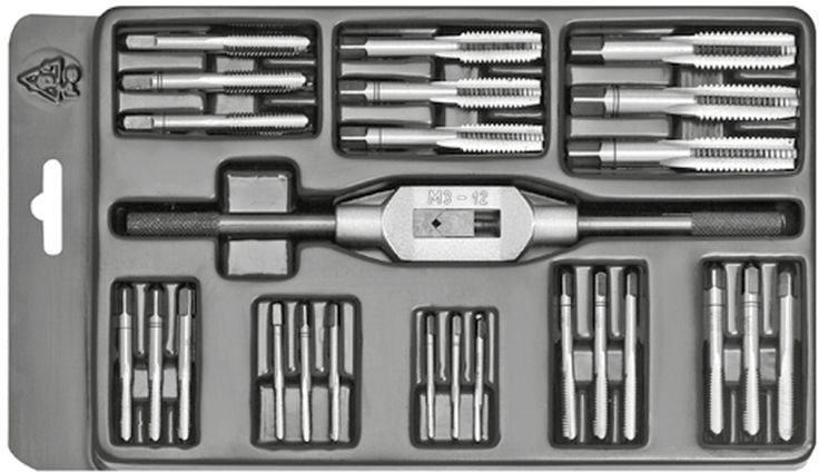 BUČOVICE TOOLS Sada závitníkov-kazeta MINI-2 NO (závitníky M3-M12)