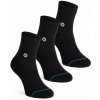 Ponožky Stance Icon Quarter 3 Pack - black Ponožky Stance Icon Quarter 3 Pack - black