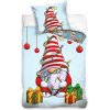 Tiptrade Vianočné bavlna obliečky Škriatok s darčekmi 140x200 70x90 Tiptrade Vianočné bavlna obliečky Škriatok s darčekmi 140x200 70x90