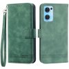 Peňaženkové kožené puzdro Dierfeng Dream na Oppo Reno 7 5G - Zelená Peňaženkové kožené puzdro Dierfeng Dream na Oppo Reno 7 5G - Zelená