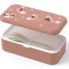 MonBento Dětský svačinový box Foodie Cinnamon Fox hnědá