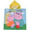 Carbotex Detské pončo Prasiatko Pepina Moja Nová Rodinka Carbotex Detské pončo Prasiatko Pepina Moja Nová Rodinka