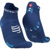 Bežecké ponožky Compressport, PRO RACING SOCKS V4.0 RUN modrá T1 Bežecké ponožky Compressport, PRO RACING SOCKS V4.0 RUN modrá T1