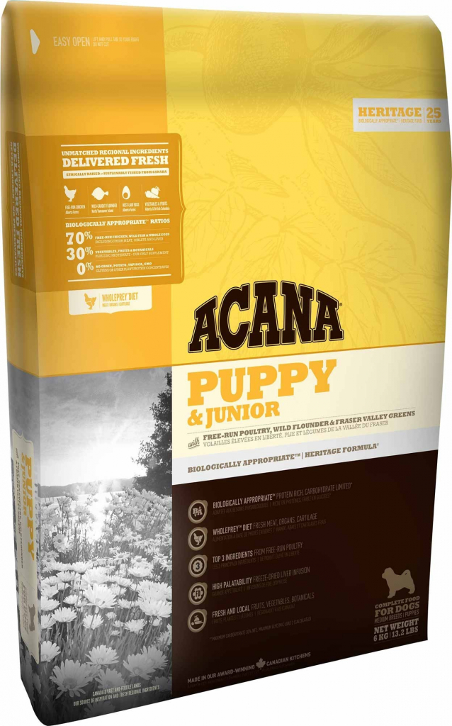 Acana Heritage Puppy and Junior 6 kg