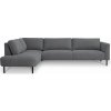 Tmavosivá rohová pohovka (ľavý roh) Hero – Scandic Tmavosivá rohová pohovka (ľavý roh) Hero – Scandic