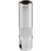 MILWAUKEE 3/8 kľúč na sviečky 14mm CHROME MILWAUKEE 3/8 kľúč na sviečky 14mm CHROME
