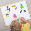 Bigjigs Toys magnetická tabuľka Vtáčie priatelia Bigjigs Toys magnetická tabuľka Vtáčie priatelia