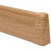 Lišta soklová QUADRO 60 mm, MDF Dub, 2,4m Lišta soklová QUADRO 60 mm, MDF Dub, 2,4m