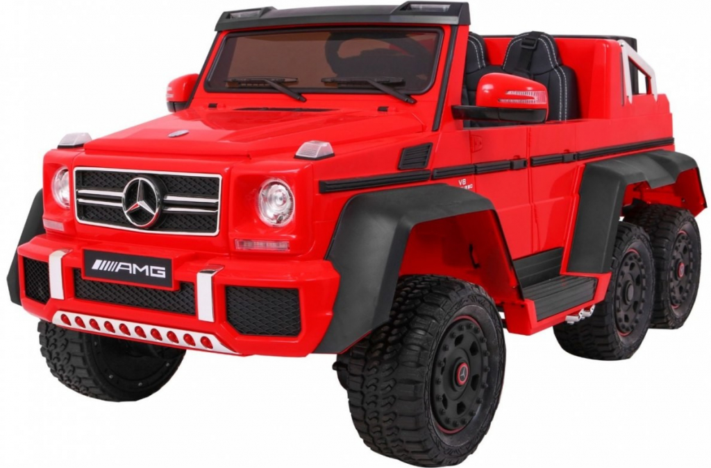 Mamido Elektrické autíčko Mercedes G63 6x6 červená