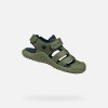 Chlapčenské sandále Geox S. Fusbetto Pre khaki 35 Chlapčenské sandále Geox S. Fusbetto Pre khaki 35
