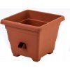 Plastia Bergamot Samozavlažovací květináč 50 x 50 cm terakota Plastia Bergamot Samozavlažovací květináč 50 x 50 cm terakota