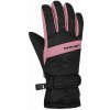 Hannah Clio jr detské rukavice čierna ružová Hannah Clio jr detské rukavice čierna ružová