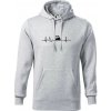 Ekg lokomotíva - Mikina pánska Cape s kapucňou - L ( Svetlosivý melír ) Ekg lokomotíva - Mikina pánska Cape s kapucňou - L ( Svetlosivý melír )