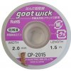 Goot 2015 - Spájkovací Knôt pre Odstranenie Prebytočného Cínu (2mm) Goot 2015 - Spájkovací Knôt pre Odstranenie Prebytočného Cínu (2mm)