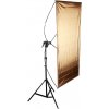 Odrazový panel 60x120cm 2 v 1 zlatá / strieborná (612SZ) Odrazový panel 60x120cm 2 v 1 zlatá / strieborná (612SZ)