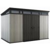 Zahradní domek Keter Artisan 11x7 šedý/antracit, s podlahou Zahradní domek Keter Artisan 11x7 šedý/antracit, s podlahou