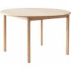 Hammel Furniture Noor Okrúhly rozkladací jedálenský stôl z dubového dreva v prírodnej farbe 120 cm