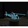 Beling 3D lampa, Aerospatiale-Gazelle, 16 farebná ULA4 Beling 3D lampa, Aerospatiale-Gazelle, 16 farebná ULA4