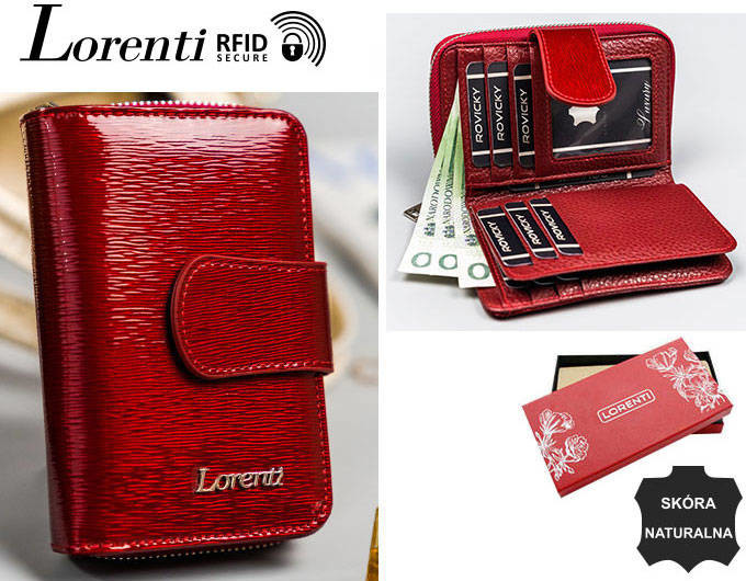 Lorenti dámska peňaženka Varal červená