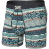Saxx Ultra Super Soft Boxer Brief Fly Beach Shack Stripe-Teal