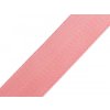 Hladký obojstranný popruh s leskom šírka 38 mm - 1 m 4 pudrová Hladký obojstranný popruh s leskom šírka 38 mm - 1 m 4 pudrová