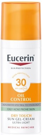 Eucerin Oil Control krémový gél na opaľovanie na tvár SPF30 50 ml