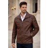 Max Original Leather Pánska kožená bunda 8051 brown (M 44-46) - Brown - M Max Original Leather Pánska kožená bunda 8051 brown (M 44-46) - Brown - M