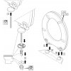 WC sedátko Baliv Paru s mechanismem tlumeného dovírání, dřevěné jádro MDF, motiv racků WC sedátko Baliv Paru s mechanismem tlumeného dovírání, dřevěné jádro MDF, motiv racků