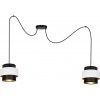 Belis | Luster na lanku NESS 2xE27/60W/230V pavúk čierna/biela | BE0857 Belis | Luster na lanku NESS 2xE27/60W/230V pavúk čierna/biela | BE0857