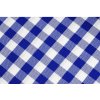 Behúň - károvaný teflónový obrus Karo - modro biely Behúň - károvaný teflónový obrus Karo - modro biely