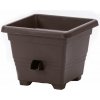 Plastia květináč samozavlažovací Bergamot - 50x50 cm čokoládový Plastia květináč samozavlažovací Bergamot - 50x50 cm čokoládový
