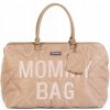 CHILDHOME PRIESTRANNÁ PREŠÍVANÁ TAŠKA MOMMY BAG béžová + popruh + mäkká peňaženka CHILDHOME PRIESTRANNÁ PREŠÍVANÁ TAŠKA MOMMY BAG béžová + popruh + mäkká peňaženka