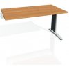 Pracovný stôl Flex, 140x75,5x80 cm, jelša/kov Pracovný stôl Flex, 140x75,5x80 cm, jelša/kov