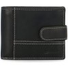 Pánska kožená peňaženka čierna - Diviley Bradley čierna Pánska kožená peňaženka čierna - Diviley Bradley čierna