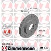 Brzdový kotúč ZIMMERMANN 380.2166.52 Brzdový kotúč ZIMMERMANN 380.2166.52