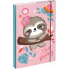 BAAGL Dosky na školské zošity A4 Leňochod ružová BAAGL Dosky na školské zošity A4 Leňochod ružová