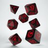 Q-Workshop Kocky Dragons Black/ Red dice set (7ks) Q-Workshop Kocky Dragons Black/ Red dice set (7ks)