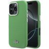 Lacoste PVC Iconic Petit Pique Metal Logo MagSafe zadný kryt pre iPhone 16 Pro Estragon Green
