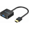Redukcia Vention HDMI to VGA Converter with Female Micro USB a Audio Port 0.15m Black (42161) Redukcia Vention HDMI to VGA Converter with Female Micro USB a Audio Port 0.15m Black (42161)