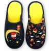 Frogies dámske papuče čierna žltá Frogies dámske papuče čierna žltá